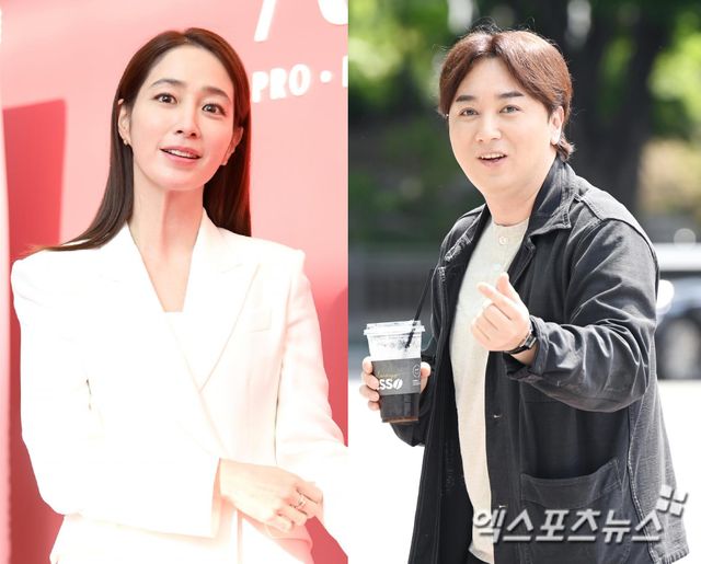 배우 이민정과 코미디언 황제성. 엑스포츠뉴스 DB.