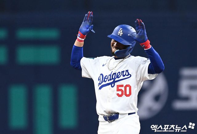 김혜성과 함께 키스톤 콤비를 맞출 것으로 예상되는 베츠. 그는 2014시즌 메이저리그 데뷔 후 생애 처음으로 풀타임 유격수에 도전한다. 엑스포츠뉴스 DB