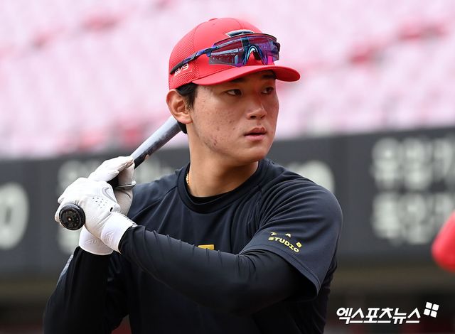 2024 시즌 KIA 타이거즈의 우승을 견인하고 페넌트레이스 MVP까지 차지한 KIA 타이거즈 내야수 김도영. 사진 엑스포츠뉴스 DB