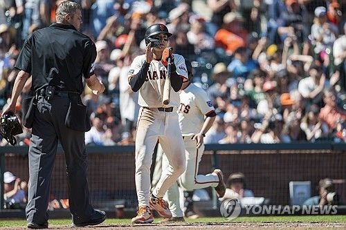 샌프란시스코 외야수 이정후는 비시즌 많은 기대를 받고 있다. 다가올 2025시즌에는 뛰어난 콘택 재능을 살려 3번타자로 기용될 가능성도 떠오르고 있다. 연합뉴스 AP