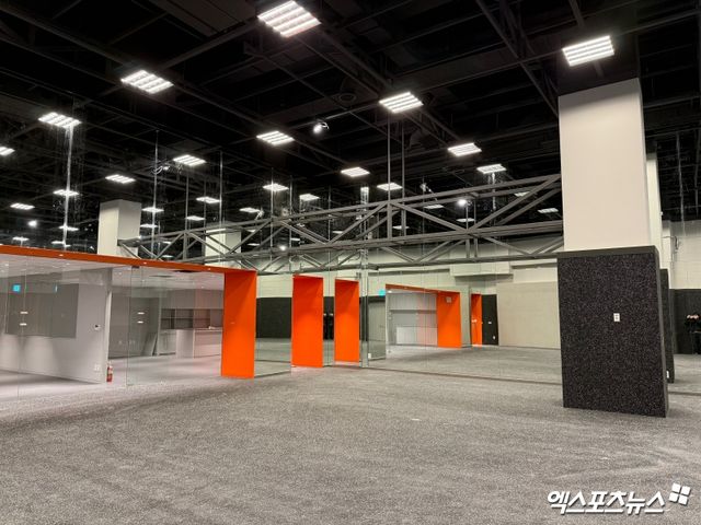 라커룸 안쪽에 위치해 바로 이동이 가능한 체력단련장. 엑스포츠뉴스DB