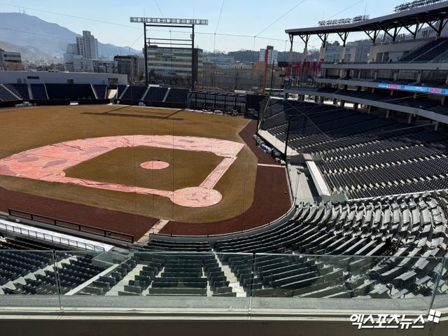 3층 스카이박스에서 바라본 그라운드. 엑스포츠뉴스DB