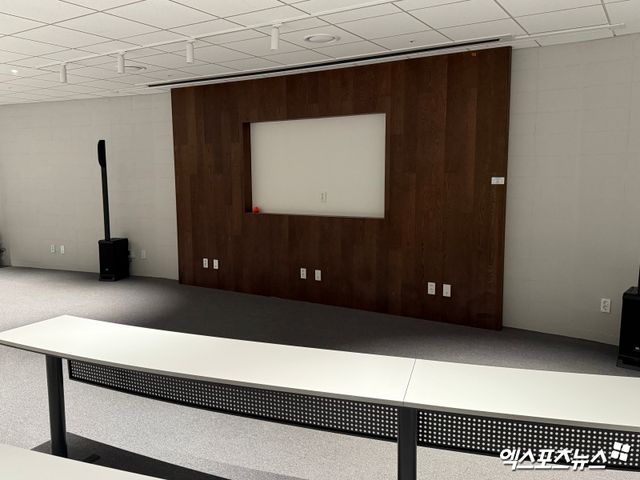 인터뷰실의 모습. 엑스포츠뉴스DB