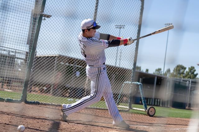 LG 내야수 문정빈은 지난해 퓨처스리그에서 빼어난 타격 재능을 선보였다. 올 시즌 라인업에 부족한 오른손 타자로서 제 몫을 해주리라 많은 기대감이 뒤따르고 있다. LG 트윈스