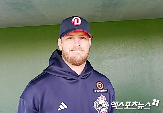 두산 베어스 외국인 투수 콜 어빈이 24일 요미우리 2군전에서 첫 실전 등판을 소화해 2이닝 1피안타 2사사구 무실점을 기록했다. 미야자키, 김근한 기자
