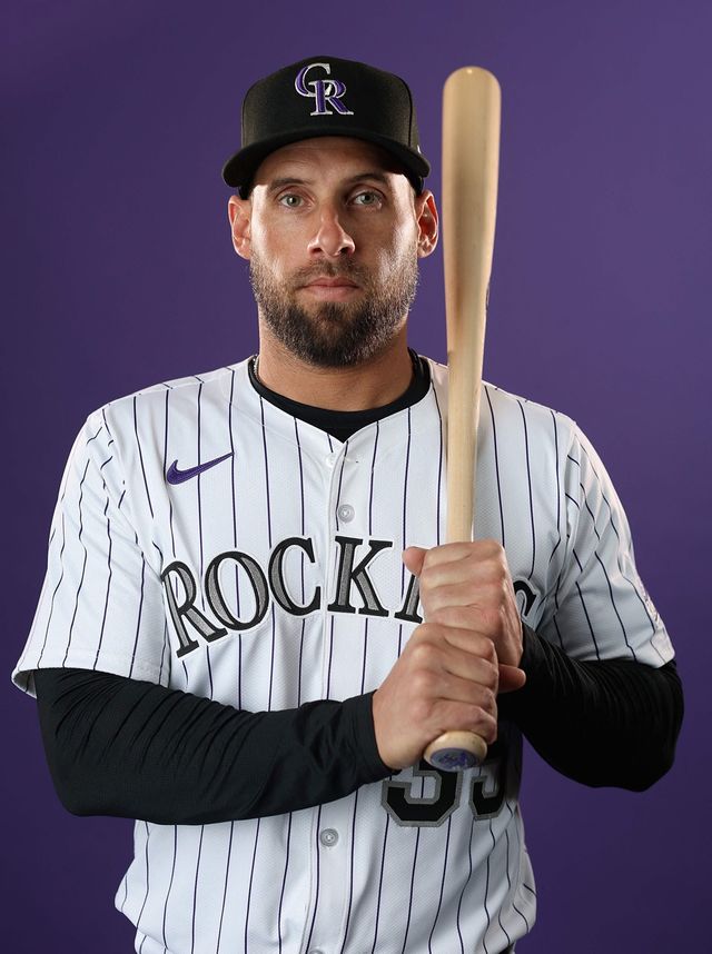 콜로라도 내야수 닉 마티니는 25일(한국시간) 샌프란시스코와 시범경기에서 5번타자 1루수로 선발 출전했다. 2022시즌 NC에서 뛰었던 그는 콜로라도에서 메이저리그 진입을 노린다. 연합뉴스 AFP