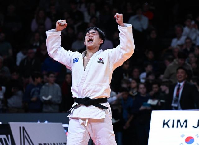 유도 국가대표 김종훈이 3일(한국시간) 프랑스 파리에서 열린 국제유도연맹(IJF) 2025 파리 그랜드슬램 남자 90kg급 결승에서 루카 마이수라제를 꺾고 우승을 차지했다. 국제유도연맹