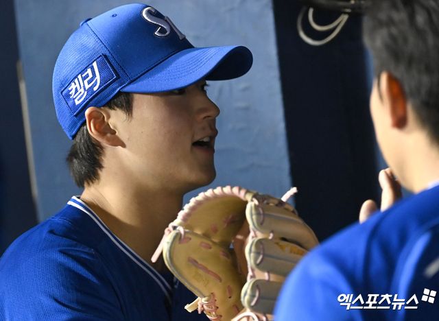 삼성 투수 이호성은 5일 상무 1차 테스트를 합격했다. 오는 12일 체력 검정을 앞두고 있다. 엑스포츠뉴스 DB