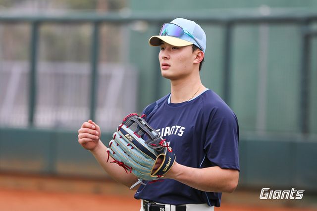지난달 25일부터 대만 타이난의 아시아 태평양 국제야구센터에서 스프링캠프 일정을 소화 중인 롯데 자이언츠 윤동희. 사진 롯데 자이언츠