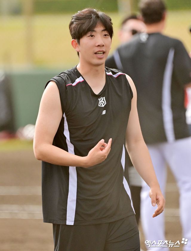 KT 위즈 투수 오원석. 일본 오키나와, 김한준 기자