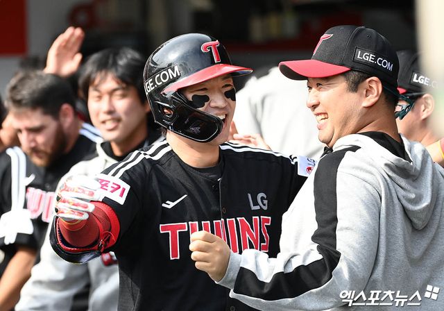 LG 외야수 박해민은 10일 사직구장에서 열린 '2025 신한 SOL Bank KBO 시범경기' 롯데와 시범경기에서 6회말 대타로 교체 출전했다. 포문을 열고, 쐐기 2타점 적시타를 쳐내는 등 맹활약했다. 엑스포츠뉴스 DB