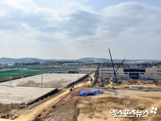 대한민국축구종합센터 건설현장 전경
