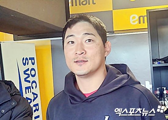 SSG 랜더스 외야수 하재훈이 지난 16일 문학 LG전에서 시범경기 첫 출전에 나서 2타점 좌전 적시타와 밀어내기 볼넷으로 팀 승리에 힘을 보탰다. 문학, 김근한 기자