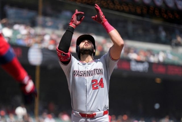 빅리그 통산 208홈런을 기록한 좌타 거포 조이 갈로가 17일 자신의 SNS를 통해 투수 전향을 선언했다. 자신의 외야 수비 영상을 게재하면서 외야에서 보낸 시간이 즐거웠다고 밝혔다. AFP 연합뉴스