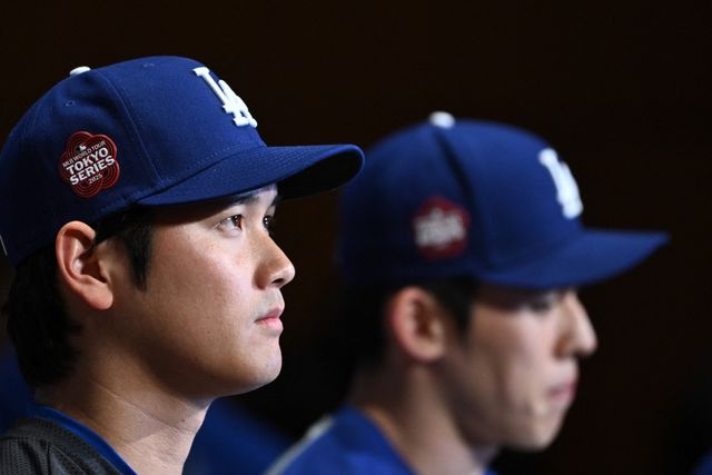 LA 다저스가 18~19일 일본 도쿄돔에서 열리는 2025 미국프로야구 메이저리그 시카고 컵스와의 정규시즌 개막 시리즈 도쿄시리즈를 소화한다. 이번 개막 시리즈에서 가장 많은 관심을 받고 있는 오타니는 2경기 모두 지명타자로 나설 계획이다. AFP 연합뉴스