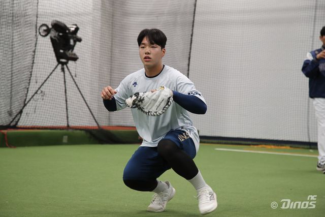 NC 포수 신용석은 비시즌 타격 재능을 터트리며 이호준 신임 감독의 많은 기대를 받고 있다. NC 다이노스