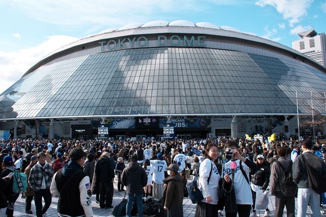 지난 18~19일 일본 도쿄돔에서 개최된 LA 다저스와 시카고 컵스의 2025 미국 메이저리그 공식 개막전이 일본 역사상 가장 많은 시청자 수를 기록했다. 사진 연합뉴스