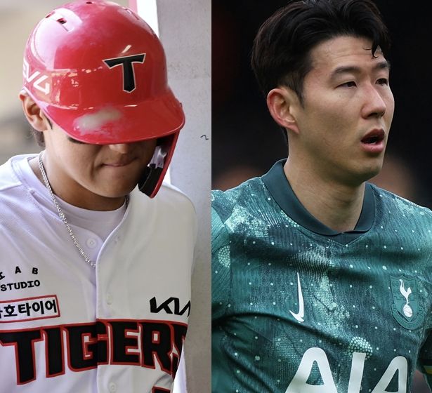 손흥민, 황희찬, 르브론 제임스에 이어 KBO리그 간판 타자 김도영이 부상으로 쉬게 됐다. 김도영은 22일 광주 KIA 챔피언스필드에서 열린 KBO리그 개막전 3회말 안타를 치고 1루를 돌았다가 귀루하는 도중에 허벅지 뒤 근육 통증을 호소했다. 김도영을 결국 이날 교체아웃됐다. 엑스포츠뉴스DB, 연합뉴스