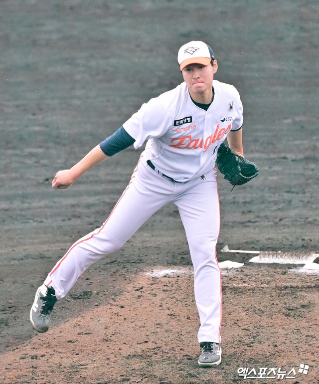 NC 내야수 박민우는 사촌동생인 한화 투수 박부성(사진)에게 프로 선배로서 조언을 건넸다. 엑스포츠뉴스 DB