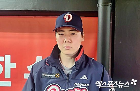 두산 베어스 선발 투수 최승용이 지난 26일 수원 KT전에서 5.1이닝 2실점 호투와 함께 개막 3연패 탈출과 시즌 첫 승을 이끌었다. 수원, 김근한 기자