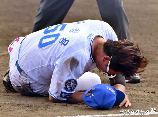삼성 내야수 이창용은 지난 2일 아카마구장에서 열린 KIA와 연습경기에서 수비 도중 타구에 턱 부위를 맞아 이탈했다. 스프링캠프 기간 끝까지 부상자가 속출한 삼성이다. 엑스포츠뉴스 DB