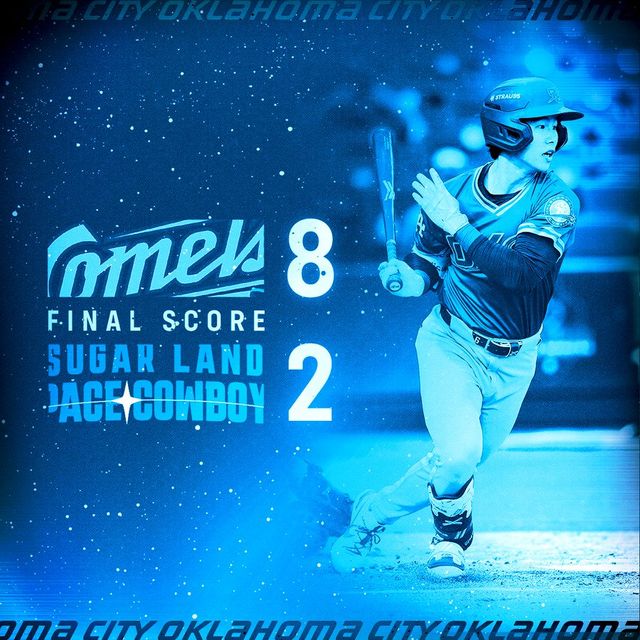 다저스 내야수 지난 김혜성은 30일(한국시간) 콘스텔레이션 필드에서 열린 '2025 마이너리그' 스페이스 카우보이스전에서 1번타자 유격수로 선발 출전해 3타수 2안타 4타점 1득점으로 활약했다. 현지 매체들은 맹활약한 김혜성의 메이저리그 콜업 가능성을 제시했다. 오클라호마시티 코멧츠 공식 SNS