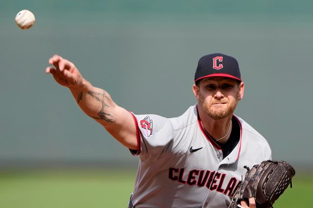 클리블랜드 투수 라이블리는 지난 28일 코프먼 스타디움에서 열린 '2025 메이저리그' 캔자스시티전에서 선발 등판했다. 승리 투수가 되지 못했지만, 공식 개막전에서 선발 투수로 나서 5이닝 3실점으로 제 몫을 해냈다. 연합뉴스 AP