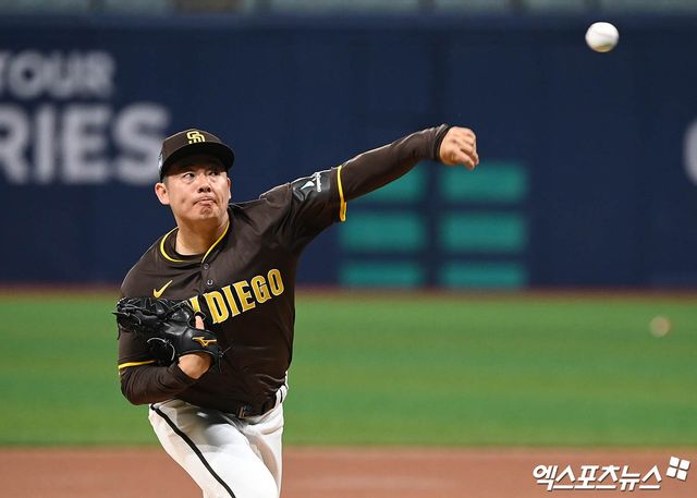 미국 메이저리그 샌디에이고 파드리스 소속 일본인 투수 마쓰이 유키가 2025 시즌 개막 후 2경기 연속 무실점 호투를 선보였다. 사진 엑스포츠뉴스 DB