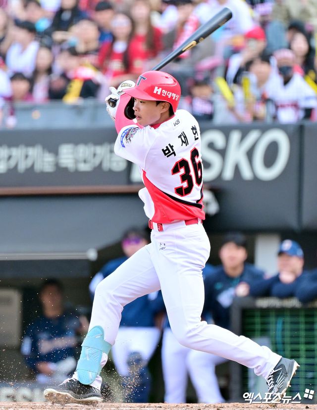 KIA 외야수 박재현은 10일 사직구장에서 열릴 '2025 신한 SOL Bank KBO 리그' 롯데와 정규시즌 3차전 맞대결에서 2번타자 중견수로 선발 출전한다. 엑스포츠뉴스 DB