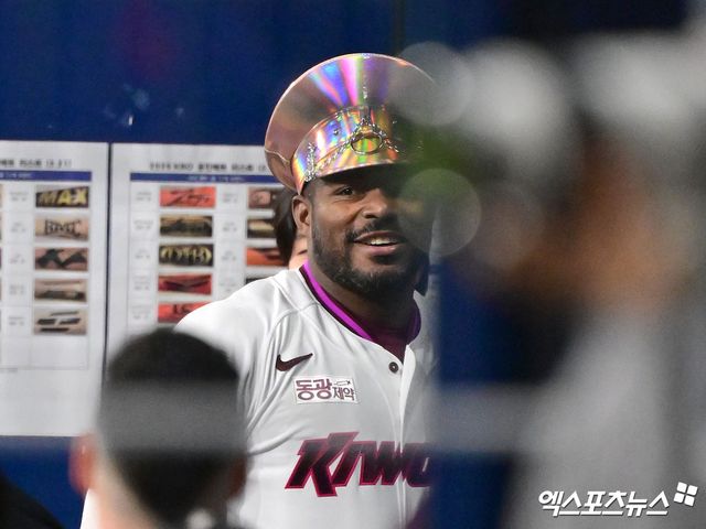 키움 히어로즈 외국인 타자 야시엘 푸이그가 11일 대전 한화생명 볼파크에서 열린 2025 신한 SOL Bank KBO리그 한화 이글스와의 팀 간 1차전에서 류현진과 6년 만에 맞대결을 펼쳤다. 사진 엑스포츠뉴스 DB