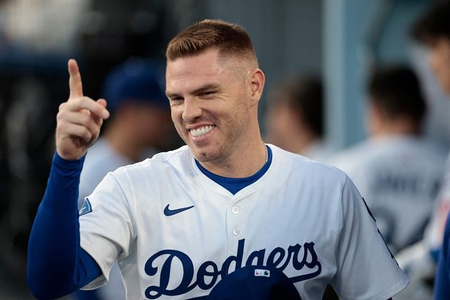 다저스 내야수 프리먼은 욕실에서 미끄러져 오른쪽 발목을 다쳤다. 연합뉴스 AFP