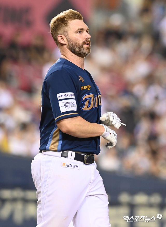 NC 내야수 데이비슨은 18일 대전한화생명볼파크에서 열릴 '2025 신한 SOL Bank KBO 리그' 한화와 시즌 첫 번째 맞대결에서 결장한다. 허리 담 증세로 호텔에서 휴식할 예정이다. 엑스포츠뉴스 DB