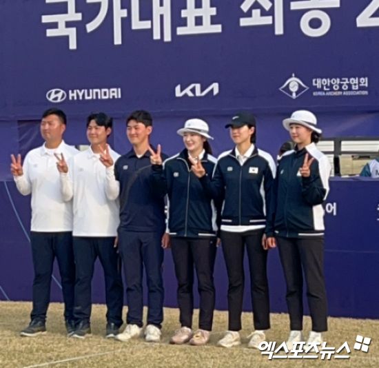 18일 원주양궁장에서 진행된 2025 양궁 국가대표 최종 2차 평가전을 통해 올 시즌 대한민국 양궁을 대표할 리커브∙컴파운드 국가대표가 선발됐다. 엑스포츠뉴스DB