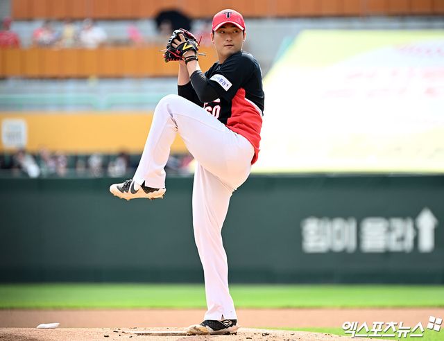 KIA 타이거즈 투수 김도현이 정규시즌 경기에 등판해 투구하고 있다. 엑스포츠뉴스 DB