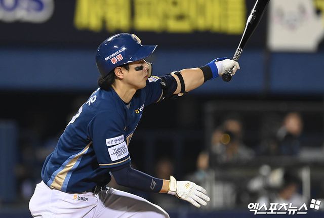 NC 외야수 박건우는 지난 8일 왼쪽 햄스트링 부상 탓에 1군 엔트리에서 빠졌다. 엑스포츠뉴스 DB