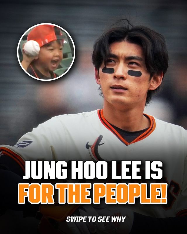 미국 메이저리그 공식 SNS에 샌프란시스코 자이언츠 이정후가 어린이 팬에게 공을 던져준 것과 관련한 게시물이 올라왔다. MLB 공식 SNS