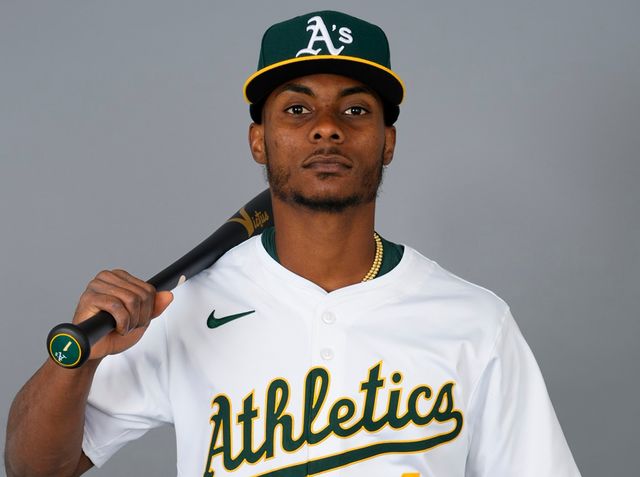 3일 오클랜드에서 다저스로 트레이드 이적한 외야수 루이스. 연합뉴스 AP