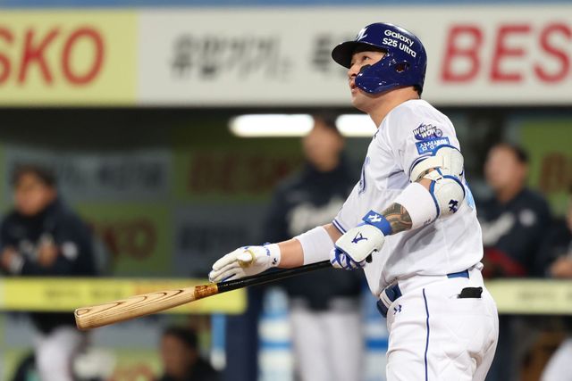 4일 대구삼성라이온즈파크에서 열린 2025 신한 SOL Bank KBO리그 한화 이글스와 삼성 라이온즈의 경기, 삼성이 완승을 거뒀다. 삼성 박병호는 시즌 4호 홈런으로 팀 승리에 힘을 보탰다. 삼성 라이온즈