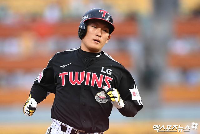 LG 외야수 함창건은 5일 잠실구장에서 열릴 '2025 신한 SOL Bank KBO 리그' KIA와 정규시즌 2차전에서 8번타자 좌익수로 선발 출전할 예정이다. 엑스포츠뉴스 DB
