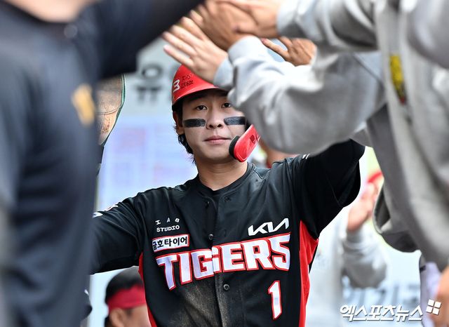 KIA 내야수 박찬호는 5일 열릴 예정이던(우천 취소) '2025 신한 SOL Bank KBO 리그' LG와 맞대결을 앞두고 1군에 콜업됐다. 그는 오른쪽 무릎 부상으로 열흘간 이탈했었다. 엑스포츠뉴스 DB