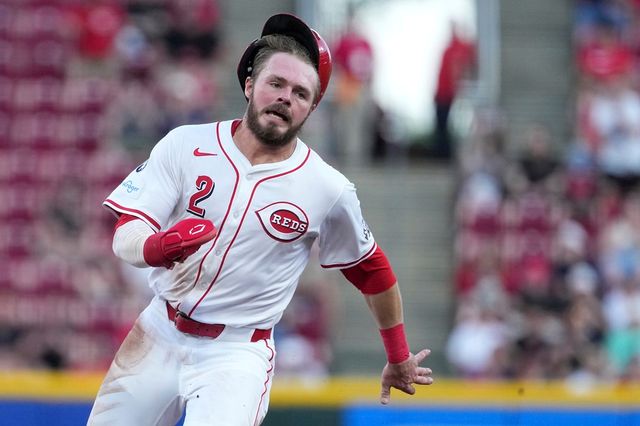 미국 메이저리그 신시내티 레즈에서 2025 시즌 초반 뛰어난 타격 성적을 기록 중인 미국인 내야수 개빈 럭스. 사진 연합뉴스