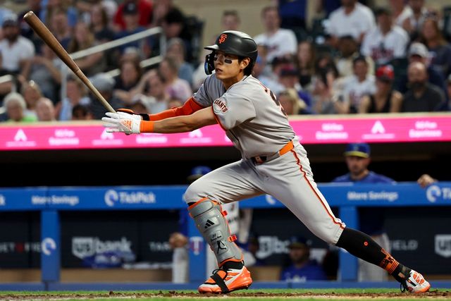 샌프란시스코 외야수 이정후는 10일(한국시간) 타겟필드에서 열린 '2025 메이저리그' 미네소타전에서 3번타자 중견수로 선발 출전했다. 4타수 무안타에 그쳐 시즌 처음으로 두 경기 연속 안타를 기록하지 못했다. 연합뉴스 AP