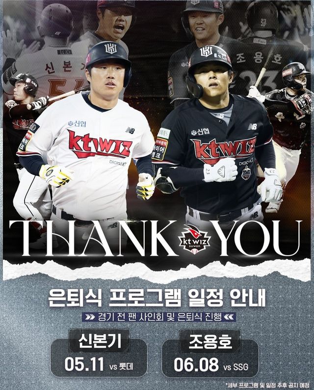 KT는 슈퍼스타가 아닌 팀에 공헌한 선수들을 예우하는 마음으로 은퇴식을 진행한다. KT 위즈