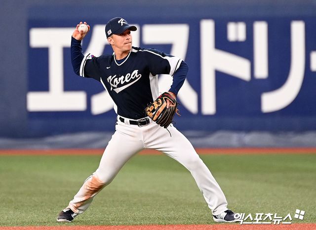 지난 2023년 미국 태생 선수로는 최초로 한국 야구 국가대표팀에 선발, 월드베이스볼클래식(WBC) 출전했던 토미 에드먼(현 LA 다저스). 사진 엑스포츠뉴스 DB
