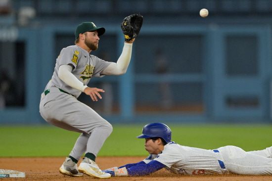 LA 다저스 김혜성은 16일(한국시간) 미국 캘리포니아주 로스앤젤레스의 다저스타디움에서 시작된 2025 MLB 오클랜드 애슬레틱스와의 경기에 9번 타자 2루수로 선발 출전해 3타수 3안타 2타점 4득점 2볼넷 1도루를 기록하며 최고의 하루를 만들었다. 김혜성은 전날 오클랜드전에서 빅리그 데뷔 첫 홈런을 쏘아올리는 등 '멀티히트'를 뽑아내는 기염을 토했는데 이틀 연속 한 경기에서 '멀티히트'를 달성했다. 김혜성은 28타수 12안타를 기록하며 타율 0.429를 기록, '꿈의 4할 타율' 진입을 이뤄냈다. OPS(출루율+장타율)는 1.038까지 치솟았다. 다저스는 19-2로 대승했다. 연합뉴스