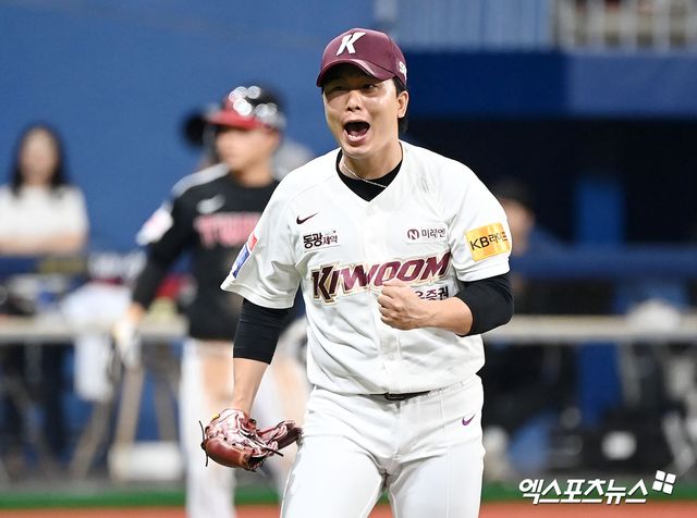 키움 투수 김성민은 재조정 기간을 거친 뒤 지난 15일 잠실 LG전부터 1군에 합류했다. 필승조로서 경기 후반 마운드 운영에 큰 힘이 되리라 많은 기대를 받고 있다. 엑스포츠뉴스 DB