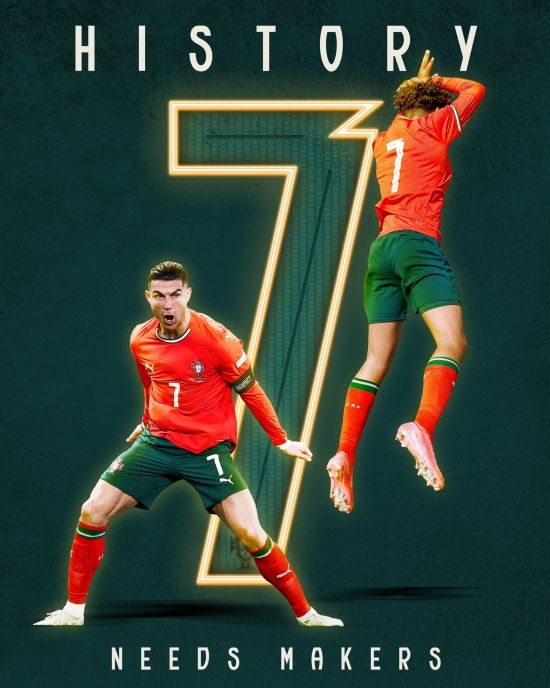 포르투갈 U-15 축구 국가대표팀이 19일(한국시간) 크로아티아에 있는 스베티 마르틴 나 무리에서 열린 크로아티아와의 2025 브라트코 마르코비치 국제 U-15 축구 친선 대회에서 3-2로 승리했다.&nbsp;호날두 주니어가 이날 멀티 골을 터뜨리면서 이번 대회 우승의 주역 중 한 명이 됐다.&nbsp;포르투갈