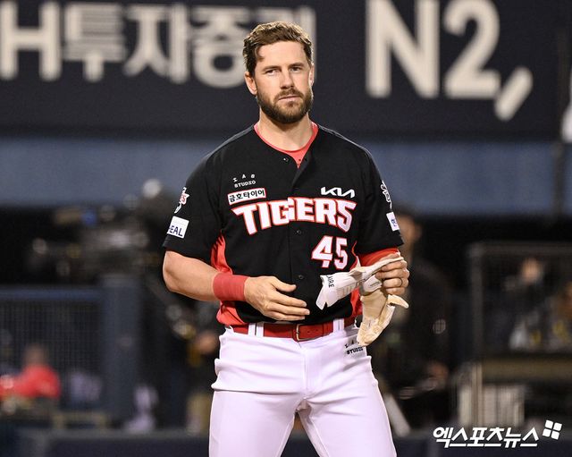 KIA 타이거즈 외국인 타자 패트릭 위즈덤, 지난 13일 허리 통증으로 1군 엔트리에서 빠진 뒤 현재 회복 과정을 거치고 있다. 사진 엑스포츠뉴스 DB