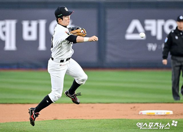 햄스트링 부상으로 이탈했던 KT 위즈 베테랑 내야수 허경민이 오는 23일 1군 엔트리에 복귀할 예정이다. 사진 엑스포츠뉴스 DB