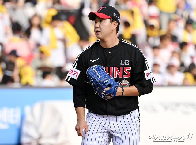 LG 투수 유영찬은 22일 이천챔피언스파크에서 열린 '2025 메디힐 KBO 퓨처스리그' NC전에서 구원 등판했다. 1이닝 무실점, 최고 구속 시속 148km까지 던지며 눈길을 끌었다. 엑스포츠뉴스 DB